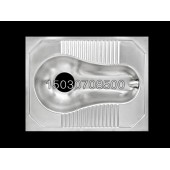 醫(yī)院學(xué)校用不銹鋼蹲便器 常規(guī)排污口 水沖廁具